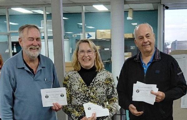 QCBC Open Teams 2nd 2026 - Richard Spelman, Lyn Tracey, Barry Koster, Barbara Mackay (absent)