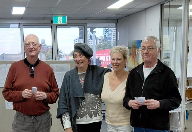 QCBC Open Teams Winners 2026 - Charlie Howard, Kerry Wood, Nadya Tuxworth, Lech Kaszubski